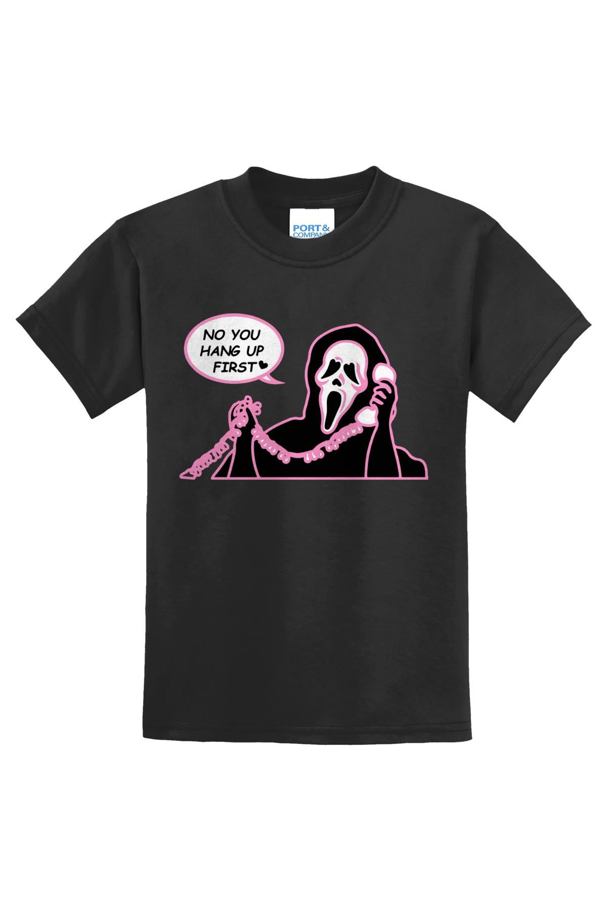 You Hang Up First T-Shirt - black
