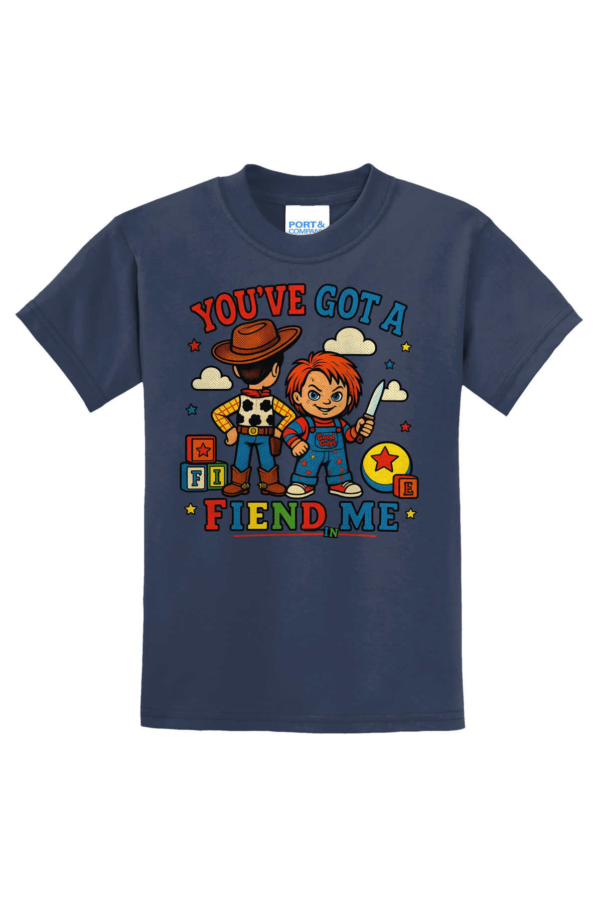 You've Got A Fiend In Me T-Shirt - navy blue