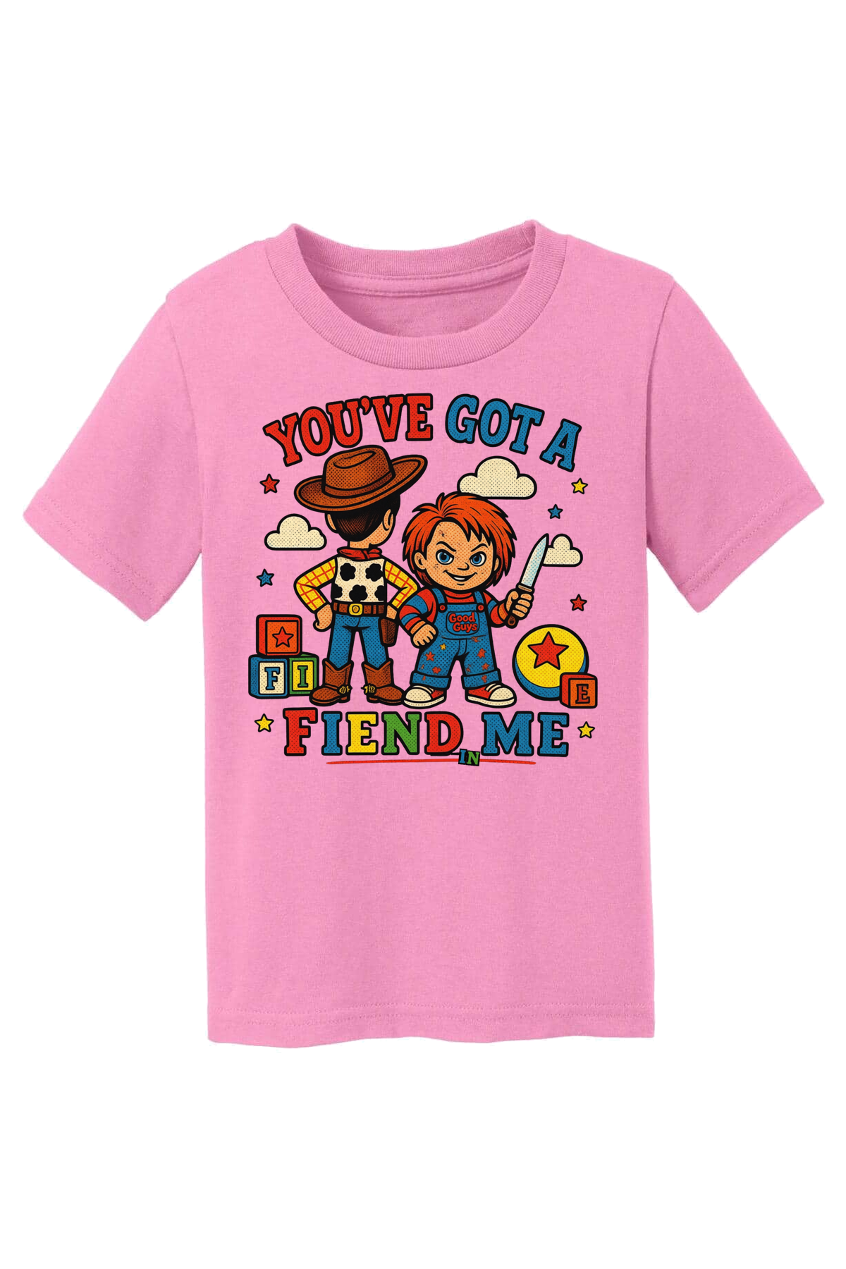 You've Got A Fiend In Me T-Shirt - pink