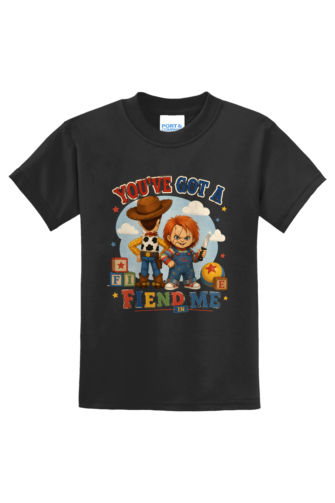 You've Got A Fiend In Me Storybook T-Shirt - gray