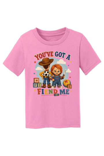 You've Got A Fiend In Me Storybook T-Shirt - pink