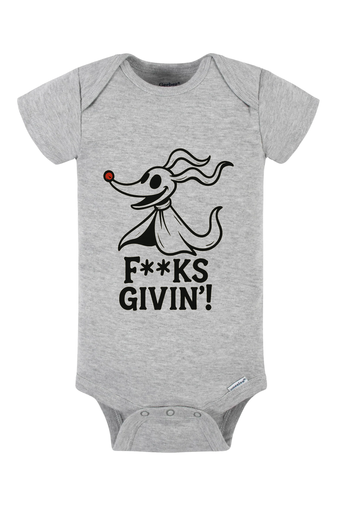 Zero Fs Givin Onesie - gray