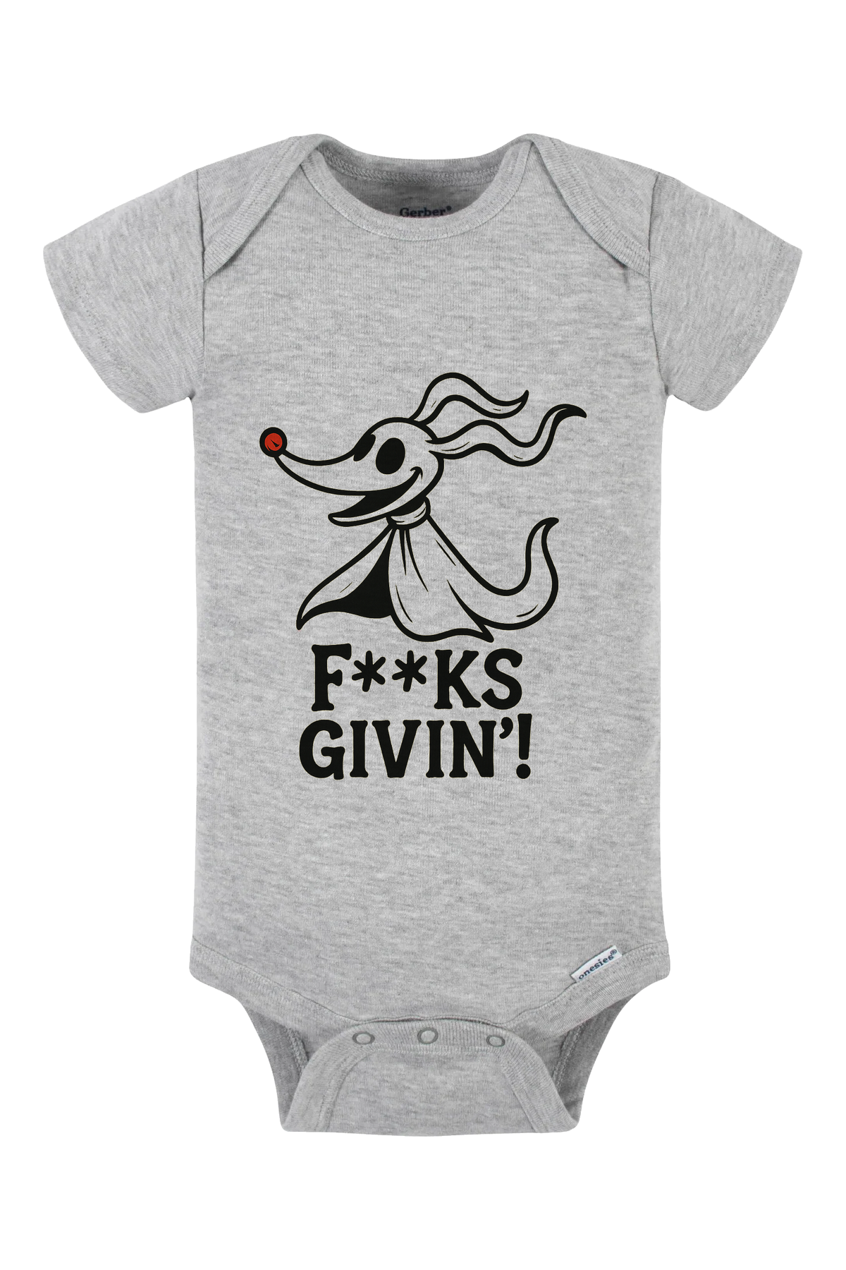 Zero Fs Givin Onesie - gray