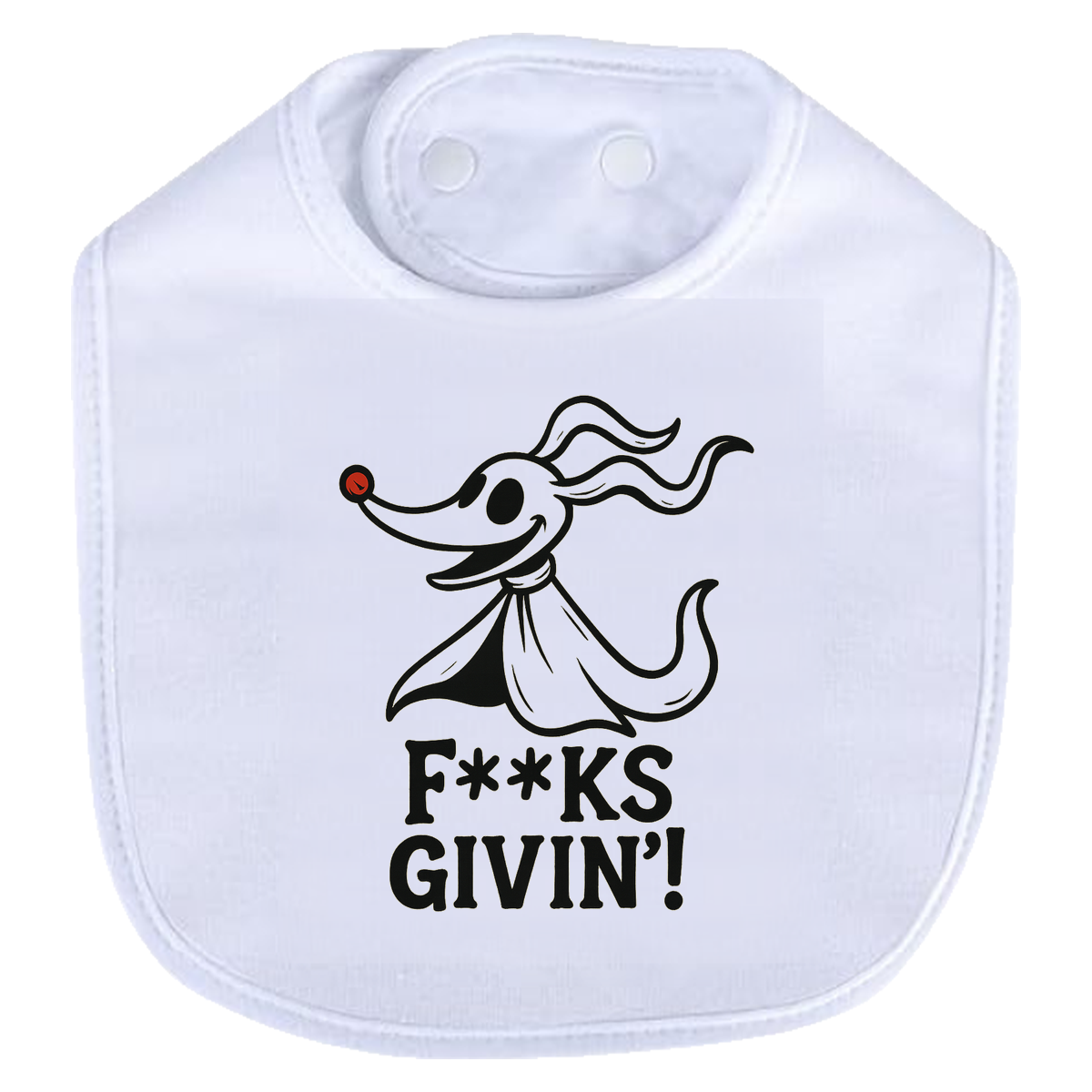 Zero Fs Givin Bib - white
