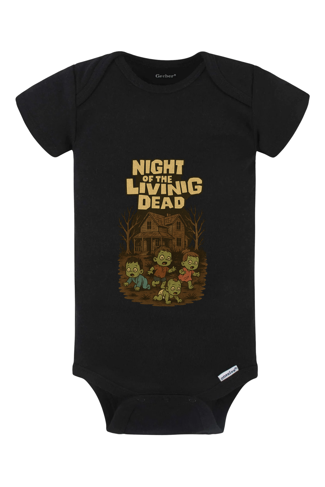 Zombie Babies Onesie - gray