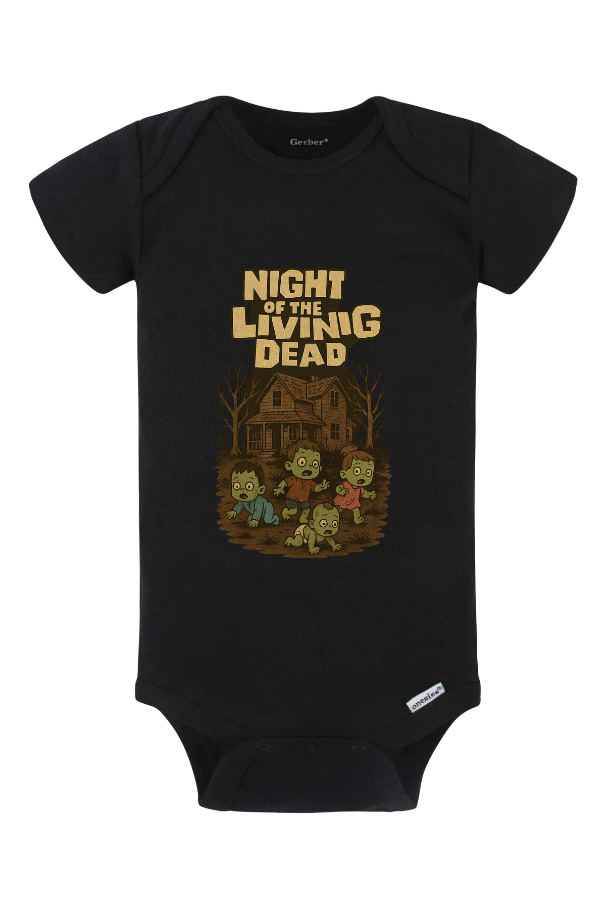 Zombie Babies Onesie - black