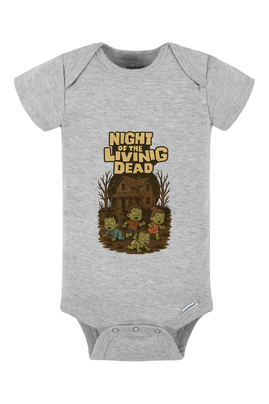 Zombie Babies Onesie - gray