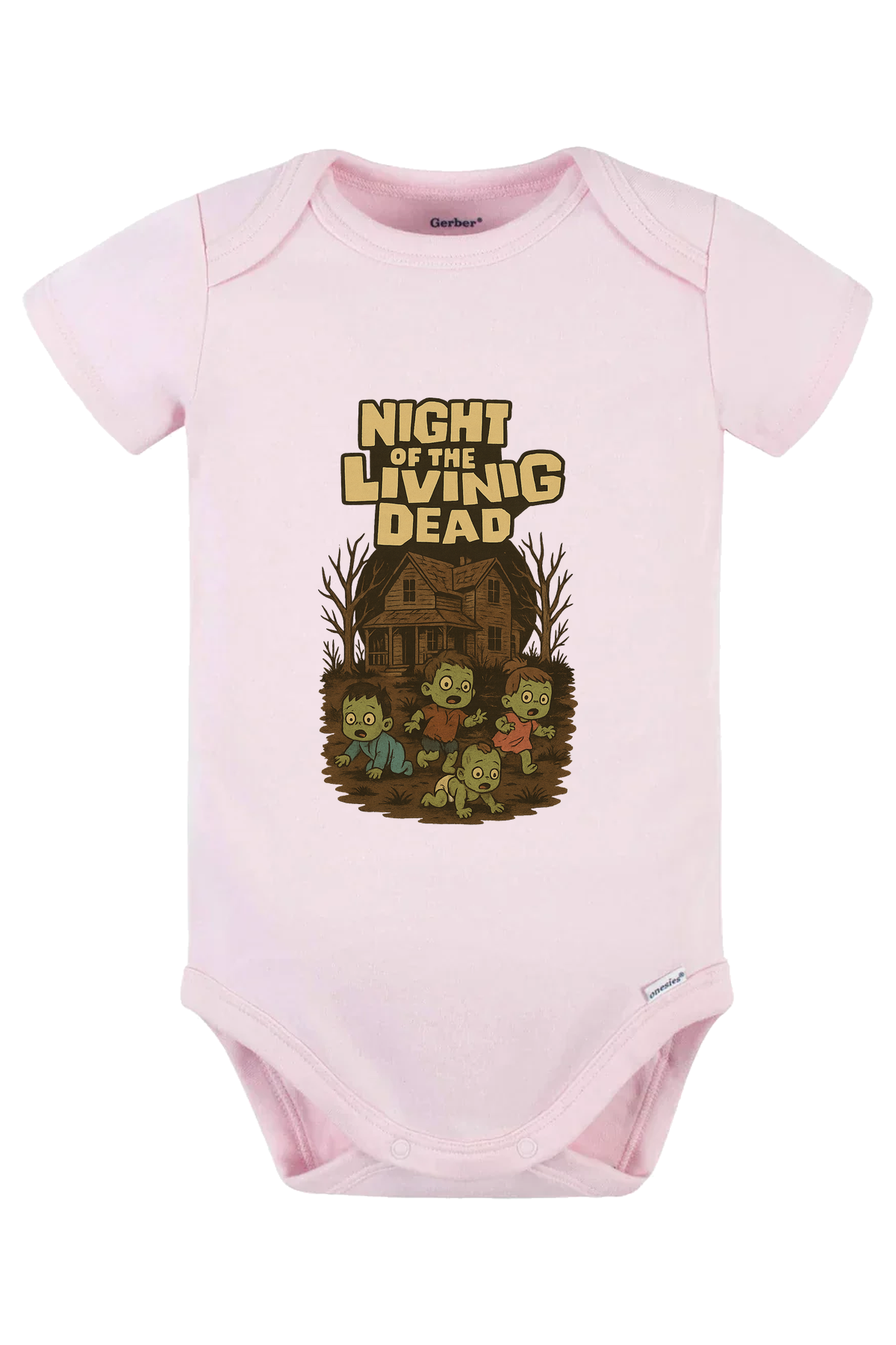 Zombie Babies Onesie - pink